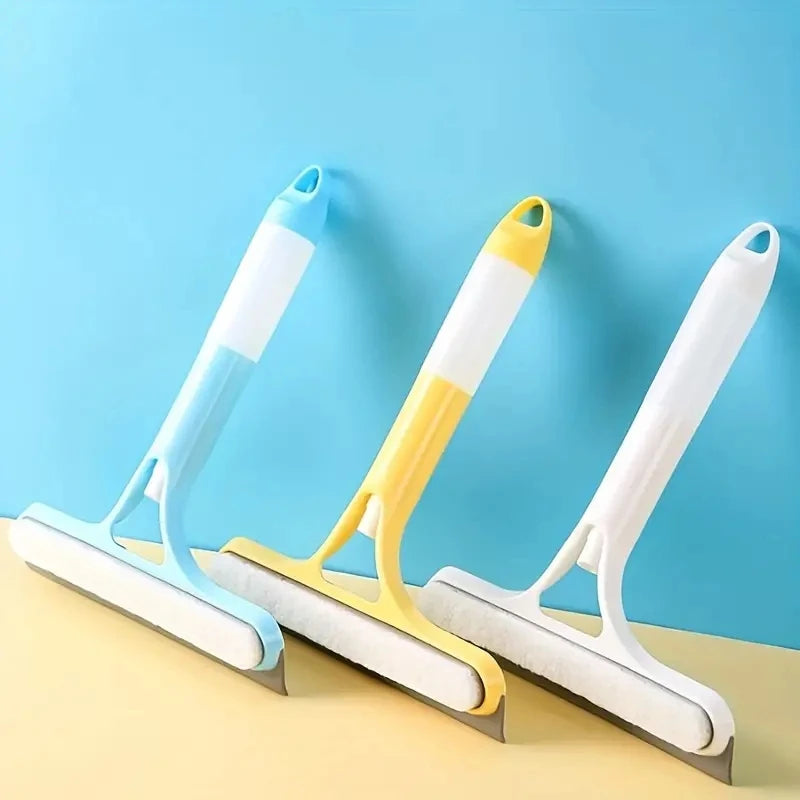 3-in-1 glass scraper, window scraper, Household multi-function glass cleaning mirror with watering can
