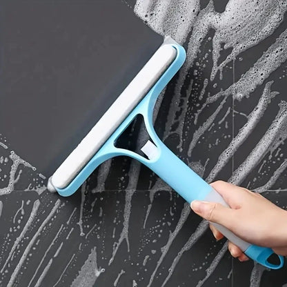 3-in-1 glass scraper, window scraper, Household multi-function glass cleaning mirror with watering can
