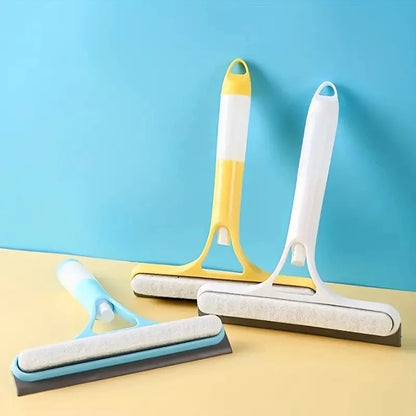 3-in-1 glass scraper, window scraper, Household multi-function glass cleaning mirror with watering can